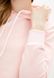 Кроп топ жіночий спортивний з капюшоном ніжно рожевий L