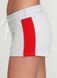Шорты женские спортивные светло серые с красной вставкой M