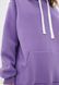 Худі жіночий теплий, колір бузок подовжений Oversize 02