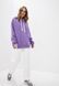Худі жіночий теплий, колір бузок подовжений Oversize 02