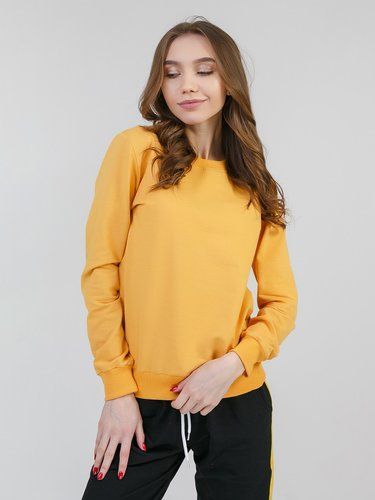 Свитшот женский , цвет горчица S