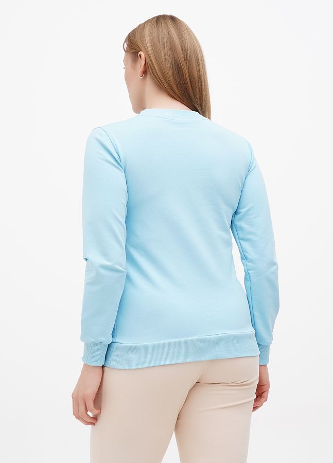 Bluza damska w kolorze niebieskim, bez ocieplenia S