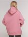 Худі теплий Oversize, колір пильна троянда 02