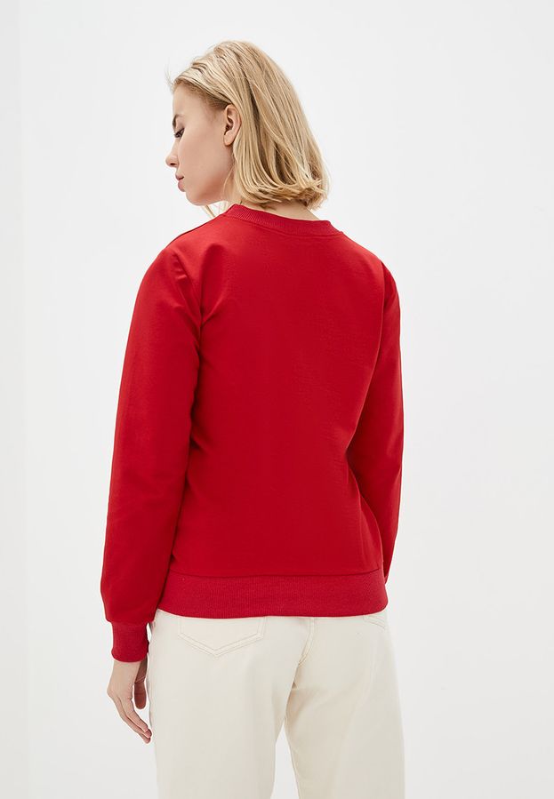 Damska bluza w jaskrawoczerwonym kolorze M
