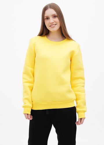 Damska bluza polarowa w kolorze żółtym L