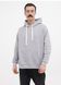 Худі чоловічий теплий подовжений Oversize 02 меланж