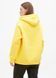 Худі жіночий теплий, жовтий Oversize 01