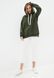 Худі жіночий теплий, колір хакі подовжений Oversize 02